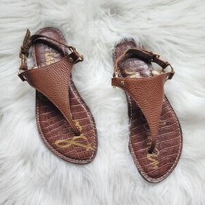 Sam Edelman Brown Leather Sandals